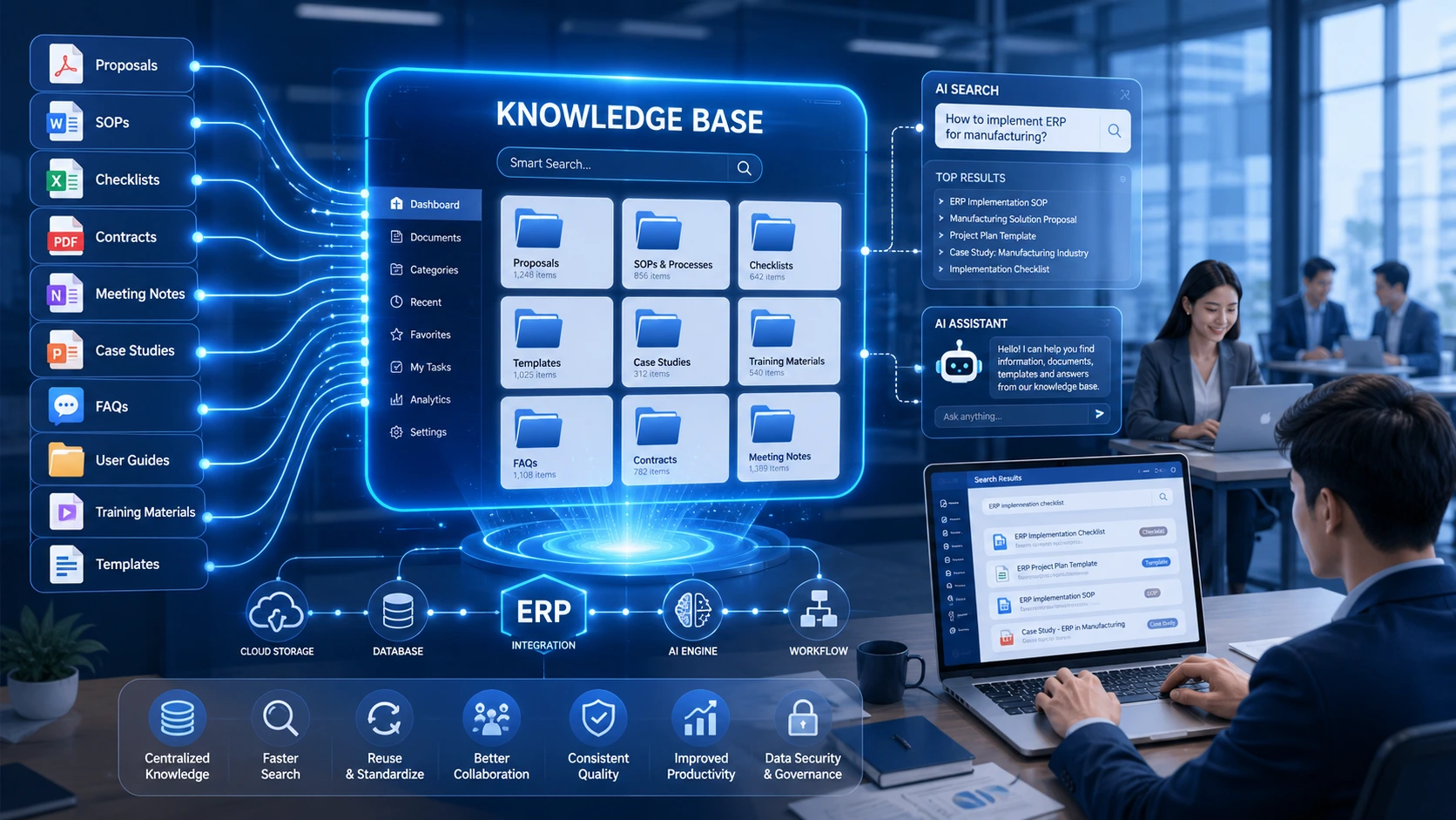 Xây Knowledge Base cho công ty tư vấn